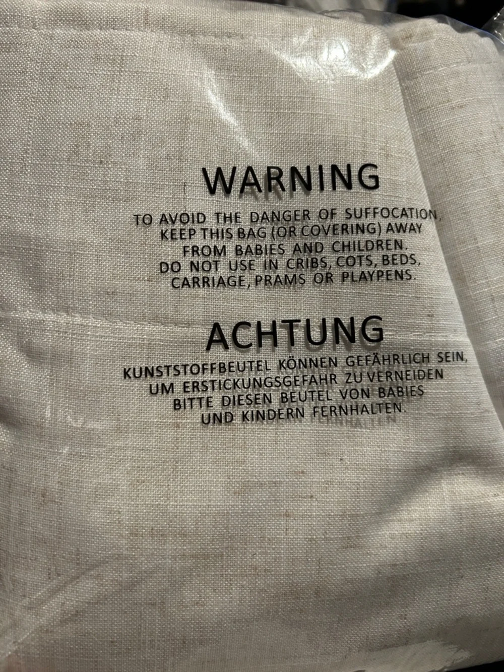 Natural Cream Linen Curtains 48 Inch Length 2 Panels